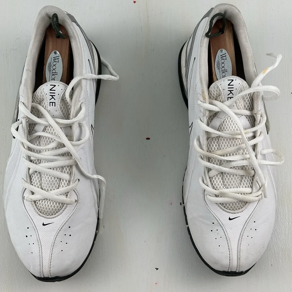Nike REAX Revolution TR 3 Sneakers Mens 9 White Silver Trainer 333765-101